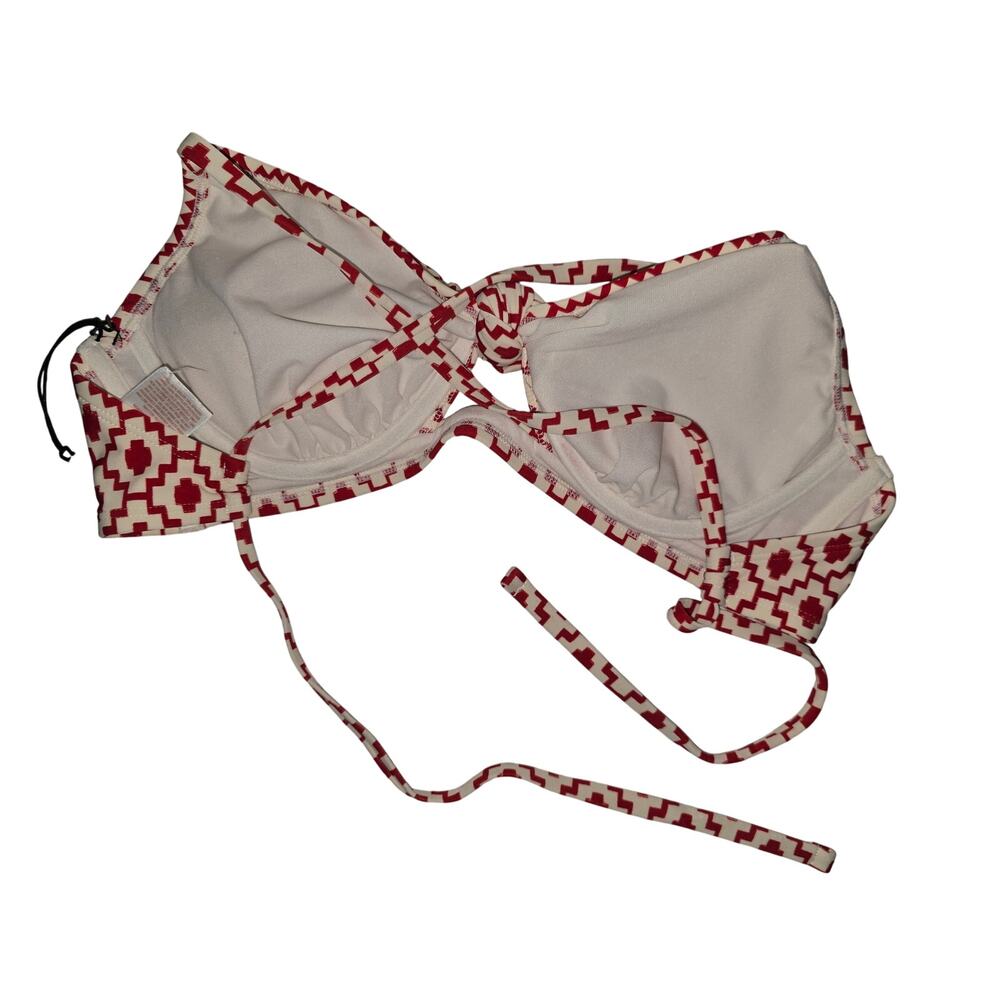 NWT Red Geometric Underwire Bikini Top – 34DD (Shade & Shore) - Picture 5 of 8